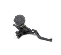 motorcycle brake clutch 7/8" 22mm Motorcycle Brake Universal CNC Clutch Levers for Master Cylinder Reservoir Set(Black right)