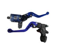 Motorcycle Brake Clutch Cylinder Reservoir Levers, Break, Blue