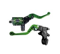 Motorcycle Brake Clutch Cylinder Reservoir Levers, Break, Green