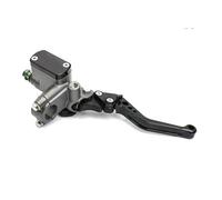 Motorcycle Brake Clutch Lever 22mm Motorcycle for Master Cylinder Lever Brake Hydraulic Clutch Pump for Honda for Yamaha for Kawasaki for Suzuki(Black,Right)