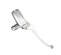 Motorcycle Brake Clutch Lever 25mm Motorcycle Brake for Master Cylinder Clutch Lever for Suzuki Intruder 800 1500 for Honda Valkyrie GL VT(Silver,14_R)