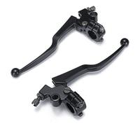 Motorcycle Brake Clutch Lever Assembly Universal Long Black