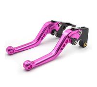 Motorcycle Brake Clutch Lever For Piaggio For Zip 50 2T 2009 2010 2011 2012 2013 2014 2015 Motorcycle Adjustable Scooter Brake Levers Front Disc Rear Drum Lever(Pink 177mm)