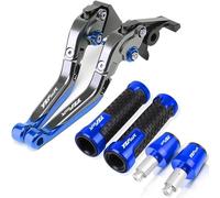 Motorcycle Brake Clutch Lever Grips Handlebar Ends For YAMAHA YZF 600R Thundercat 1994-2008(Blue3)
