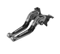 Motorcycle Brake Clutch Lever Motorcycle Adjustable Folding Extndable Brake Clutch Levers Handles Compatible with CB300R 2018-2023(Titanium)