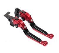 Motorcycle Brake Clutch Levers For CRF300L For CRF300 For Rally For CRF 300L 2021 2022-2024 Motorcycle Accessories Brake Clutch Levers Handle Adjustble Brake Lever(A-Red)