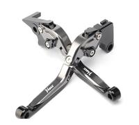 Motorcycle Brake Clutch Levers Motorcycle CNC Adjustable Extendable Foldable Brake Clutch Levers Compatible With For V-MAX 1200 For V MAX1200 1990-2005 2006 2007 2008(Dark Grey)