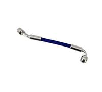 Motorcycle Brake Clutch Line AN3 M10 Banjo Motorcycle Stainless Steel Braided Brake Hose Front Rear Hydraulic Clutch Oil Pipe 28°-90° Accessories(180cm)