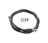 Motorcycle Brake Clutch Line Universal 28 Degre Black An3 40 To 220Cm Motorcycle Atv Hydraulic Brake Hose Oil Pipe Line Braided Cable 10Mm Banjo For Yamaha For Honda
