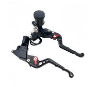 motorcycle brake clutch Universal 7/8" Adelin Front Brake Hydraulic for Master Cylinder Lever and Clutch(Black)