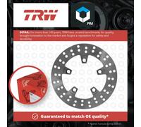 Motorcycle Brake Disc 220mm MST246 TRW Set Genuine Top Quality Guaranteed New