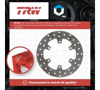 TRW Lucas Brake disc MST247, rigid