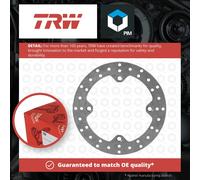 Motorcycle Brake Disc 256mm MST325 TRW Set Genuine Top Quality Guaranteed New