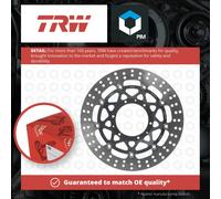 TRW MSW244 Brake disc