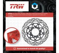 TRW Racing Brake Discs Front Type Approved