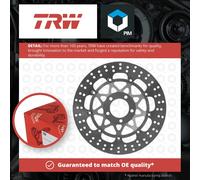 Motorcycle Brake Disc 310mm MSW217 TRW Set Genuine Top Quality Guaranteed New