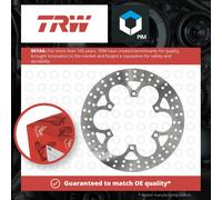 Motorcycle Brake Disc 318mm MST207 TRW Set Genuine Top Quality Guaranteed New
