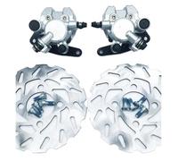 Motorcycle Brake Disc Front Left Right Brake Caliper With Discs Rotors For ATV For Banshee Kodiak For Grizzly YFM350 YFM400 YFM450 YFM660