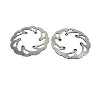 Motorcycle Brake Disc Heat Dissipation Low Noise Shockproof Front Rear Disc Brake Rotor For YZ125 YZ250 YZ250F YZ450F YZ250X YZ250FX WR250F WR450F High Strength ABS Construction