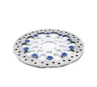 Motorcycle Brake Disc Motorcycle Floating Disc Brake Disk Universal 4 Holes Caliper Disc Pads 267mm*58mm For Dirtbike Street Scooter For