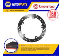 Motorcycle Brake Disc Rear 68B407C8 Brembo Genuine Top Quality Guaranteed New