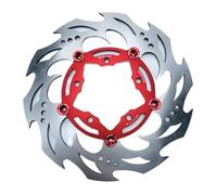 Motorcycle Brake Disc Rotor For BWS WISP Motorbike Brake Disc Rotor Motorcycle CNC Aluminum 260mm 3 Hole 5 Pitching 70mm 59mm Floating(Red 5 hole A)