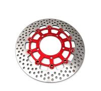 Motorcycle Brake Disc Rotor For BWS WISP Motorbike Brake Disc Rotor Motorcycle CNC Aluminum 260mm 3 Hole 5 Pitching 70mm 59mm Floating(Red 5 hole)