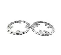 Motorcycle Brake Disc Rotor For CR125R CR250R CRF 250 450 Motorcycle Front & Rear Brake Disc Plate Outside Diameter 240mm Stainless Steel Rotors(Front and Rear)