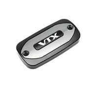 Motorcycle Brake Fluid Cover For VTX1300 VTX1800 VTX 1300 1800 All Year Motorcycle Accessories CNC Front Brake Reservoir Fluid Tank Oil Cup Cover(Gray,1 piece Gold)