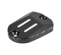Motorcycle Brake Fluid Cup Protector Motorcycle Rear Brake Reservoir Lid Cover For Har&ley 48 Forty Eight XL1200X 2014-2019 Seventy Two 72 XL1200V 2014-2017(Black White)
