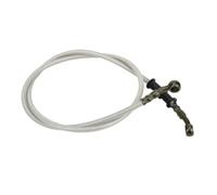 Motorcycle Brake Hose Kit | Stainless Steel Braided Hydraulic Brake Line for Universal Fitment 800mm/1000mm/1100mm/1200mm(1100mm silver)
