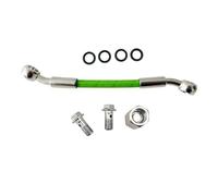 Motorcycle Brake Hose Motorcycle 28°-28° Hydraulic Brake Hose Clutch Line Extender Connector Rod 2way Adapter Oil Pipe 10mm Banjo Accessories(15cm)