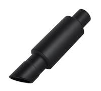 Motorcycle Brake Lever 1PCS Universal Car Exhaust Muffler Car Exhaust Muffler Tip Stainless Pipe Rear Tail Throat Straight Exhaust Pipe Handlebar Clutch Brake(Matte black)