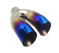 Motorcycle Brake Lever 62mm 2.44inch Universal Exhaust Muffler Tip Round Stainless Steel Car Tail Rear Chrome Round Exhaust Pipe Tail Muffler Handlebar Clutch Brake(MULTI)