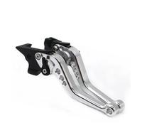 Motorcycle Brake Lever For TMAX 560 For Tech For TMAX 530 For TMAX530 SX DX 2012-2019 Motorcycle Short Brake Clutch Levers Clutch Brake Levers(Silver)