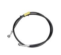 Motorcycle Brake Line 10mm Banjo for 200mm-2400mm Brake Hose Hydraulic DOT Line Cable Pipe Line Braided Oil Hose Oil Hoses Line Pipe(1100mm)
