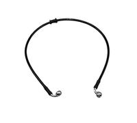 Motorcycle Brake Line 2Pcs Black 300mm to 2200mm 90° 10mm Motorcycle Hydraulic Reinforced Brake Clutch Oil Hose Line Pipe for ATV Dirt Pit Racing Bike Oil Hoses Line Pipe(2Pcs Black 130cm)