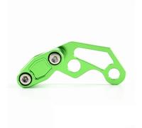 Motorcycle Brake Line Clamp Aluminum Alloy Oil Pipeline Protector for Enhanced Performance (Green)