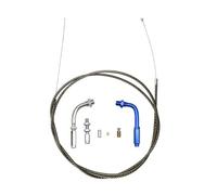 Motorcycle Brake Line Dirt Bike ATV Quad 190cm Motorcycle Throttle Cable Gas Brake Clutch Cable Repair Kit for CBR125 CRF230 for KLX for EXC for Ninja Oil Hoses Line Pipe(B)
