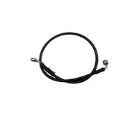 Motorcycle Brake line for ATV Racing Bike Black Motorcycle Hydraulic Brake Hose Cable Clutch Oil Line Pipe 28 to 90 Degree 10mm Banjo 300mm to 2200mm(Black 200cm)