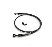 Motorcycle Brake Line Motorcycle Brake Hose Stainless Steel Braided Brake Line for ATV Pit Dirt Street Racing Bike with 360 Degree Rotatable Banjo Oil Hoses Line Pipe(1000MM)