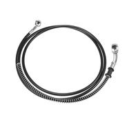 Motorcycle Brake Line, Stainless Brake Hose, Motorcycle Braided Steel Brake Clutch, Pack of 1, Flexible Brake Line for ATV Bikes Motocross Street Bikes (190cm 74.8",Black)