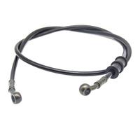 Motorcycle Brake Line,Stainless Brake Hose, Motorcycle Braided Steel Brake Clutch, Pack of 1, Flexible Brake Line for ATV Bikes Motocross Street Bikes (120cm/47.2",Black)
