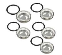 Motorcycle Brake Master Cylinder Upper Pump Sight Glass Oil Window Rubber Gasket Compatible With Various Models Sizes 18mm 14mm 12mm(5 Pieces 18mm)