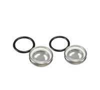 Motorcycle Brake Master Cylinder Upper Pump Sight Glass Oil Window Rubber Gasket Compatible With Various Models Sizes 18mm 14mm 12mm(2 pieces 18mm)