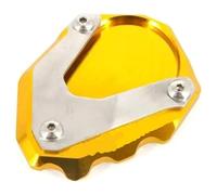 Motorcycle Brake Pad Set For B&MW For R1200R For R1200 R 1200 2006-2014 Kickstand Extension Plate Support Aluminum Pad Foot Side Stand Enlarger Motorcycle(Gold)