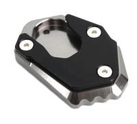 Motorcycle Brake Pad Set For Z900 RS For Z650 For Z800 For Z1000 R SX Foot Side Stand Enlarger Motorcycle Plate Kickstand Support Aluminum Extension(Titanium 3)
