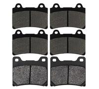 motorcycle brake pads Compatible With FZR 1000 For Genesis 1987 1988 1989 For FJ 1200 1989 1990 1991 1992 For FZ 750 1989 1990 1991 Motorcycle Front Rear Brake Pad(Front and Rear)
