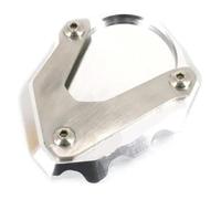 Motorcycle Brake Pads For B&MW For R1200R For R1200 R 1200 2006-2014 Kickstand Extension Plate Support Aluminum Pad Foot Side Stand Enlarger Motorcycle(Silver)