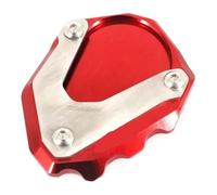 Motorcycle Brake Pads For B&MW For R1200R For R1200 R 1200 2006-2014 Kickstand Extension Plate Support Aluminum Pad Foot Side Stand Enlarger Motorcycle(Red)